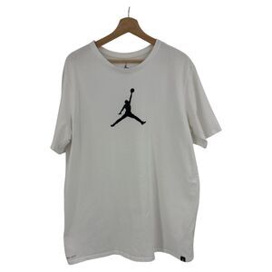 Mens T-Shirt XL Jordan Jumpman White basic tee Nike Dri-Fit